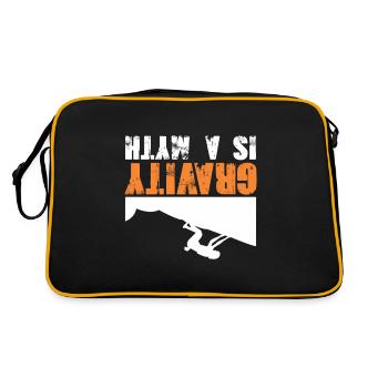 Mountaineer myth of gravity climber - Retro Bag - black/gold - Back