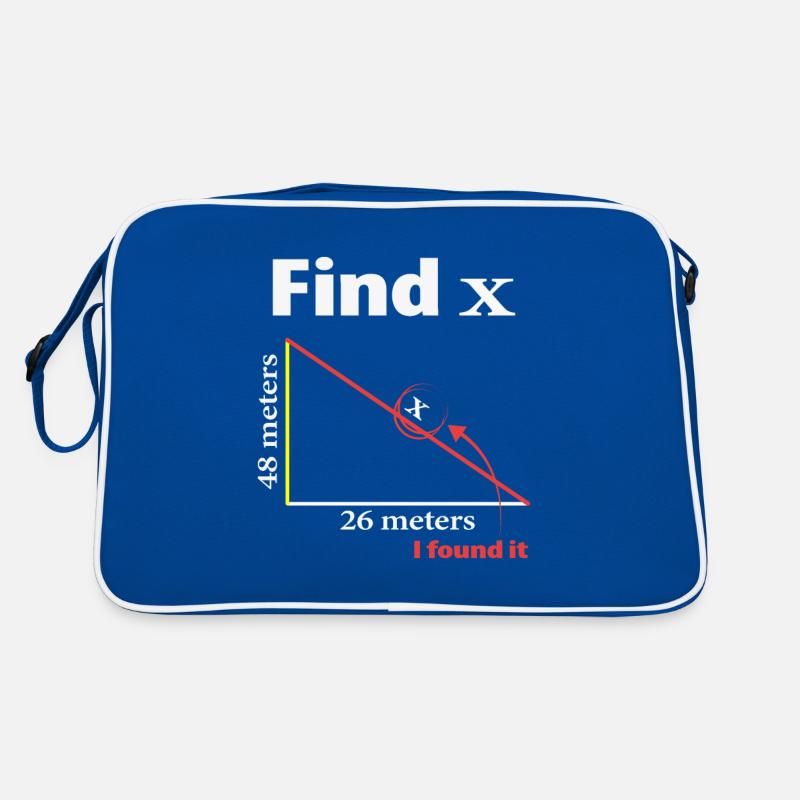 Pythagoras Triangle Mathematician or Math Teacher Retro Bag