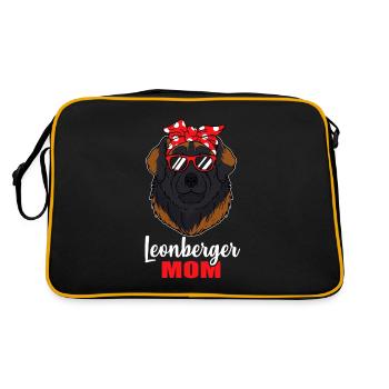 Leonberger chiens maman cadeau - Sac Retro - noir/or - Dos