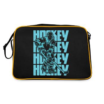 Hockey is passion - Retro Bag - black/gold - Back
