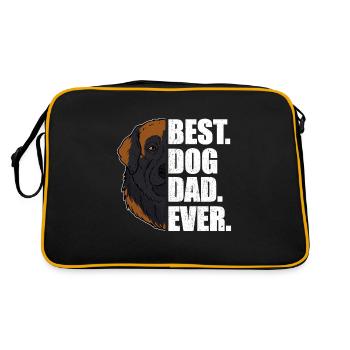Best Dog Dad Ever Leonberger Dog Lover Pet - Retro Bag - black/gold - Back