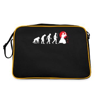 L'Aikido Evolution - Aïkido martial japonais - Sac Retro - noir/or - Dos