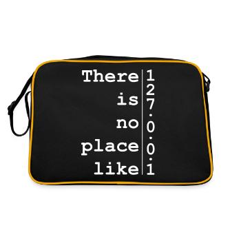 Developer computer scientist - Retro Bag - black/gold - Back