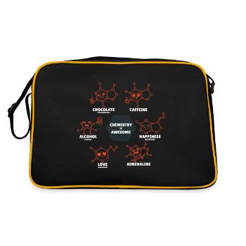 Amazing Chemistry - Retro Bag - black/gold - Back