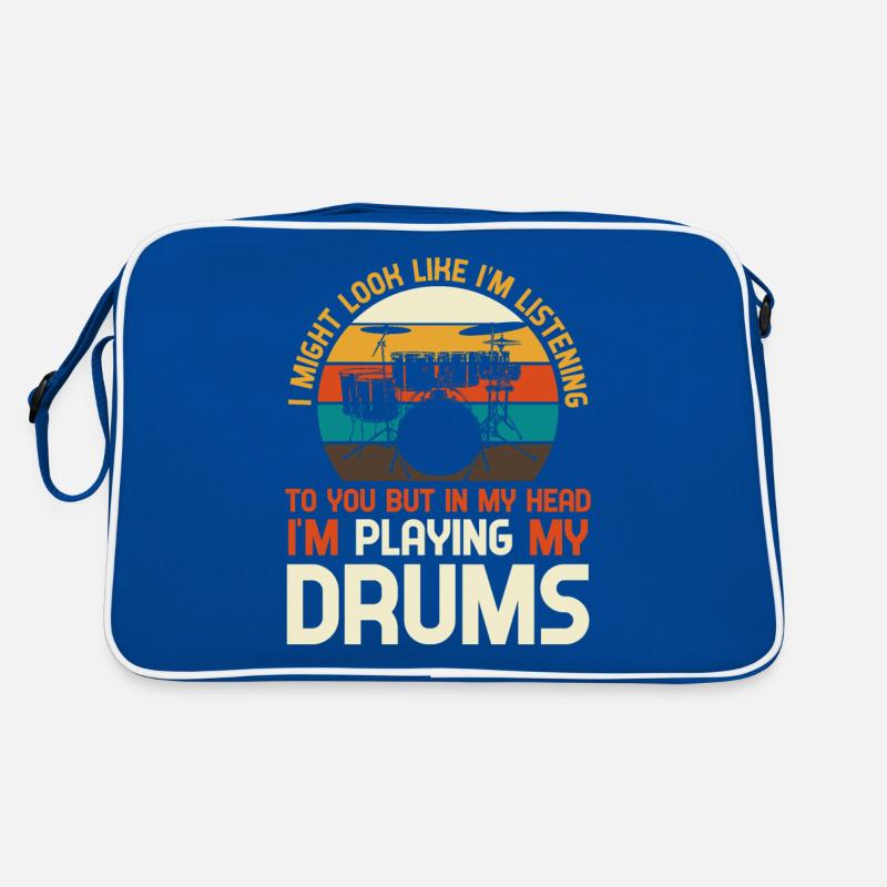 Schlagzeug Drums Retro Tasche