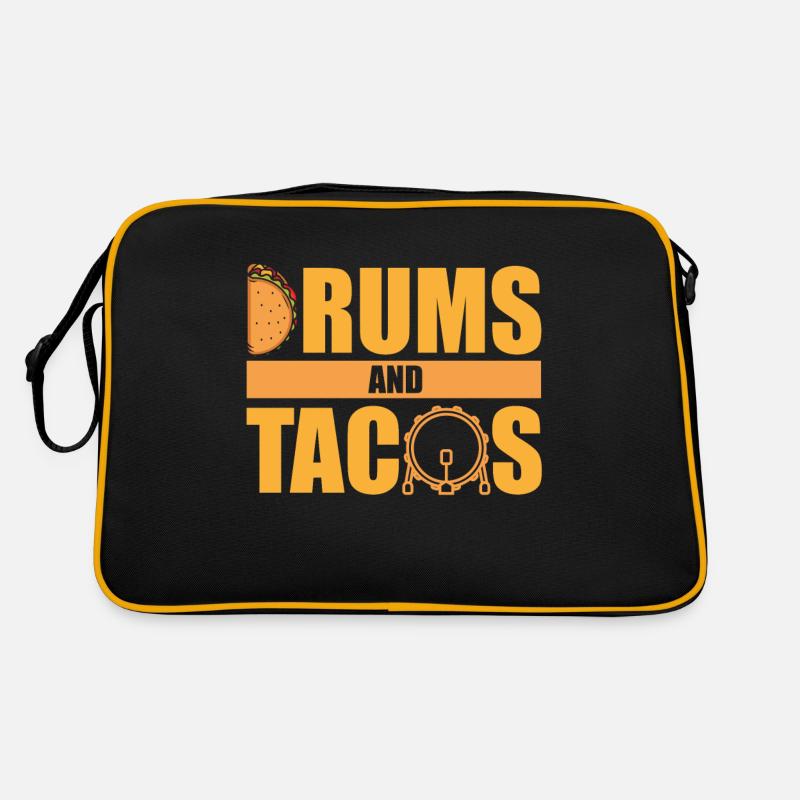 Tacos pour batterie Sac Retro