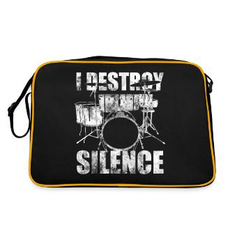 Drums - Retro Bag - black/gold - Back