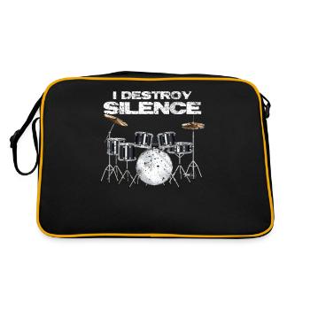 Drums - Retro Bag - black/gold - Back
