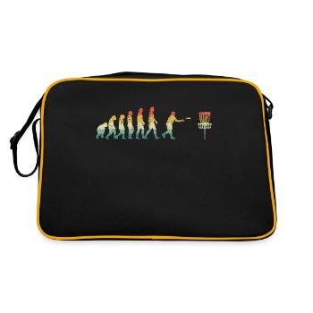 Disc Golf Evolution Retro - Retro Tasche - Schwarz/Gold - Hinten
