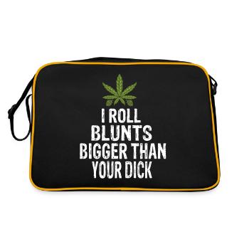 Fille stoner - Sac Retro - noir/or - Dos