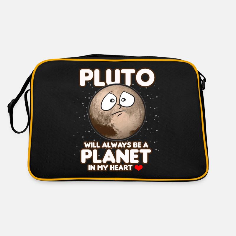 PLUTO ALWAYS BE A PLANET IN MY HEART Funny saying Retro Bag