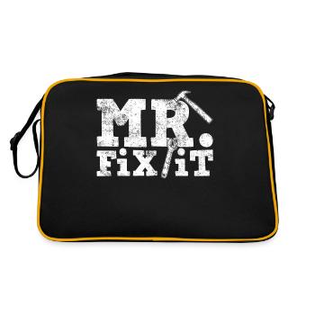 Handyman DIY enthusiasts - Retro Bag - black/gold - Back