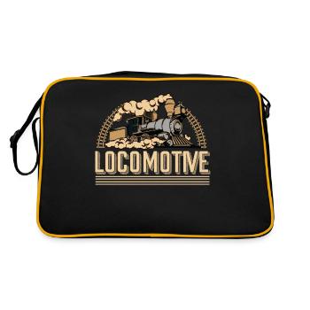 Model train, model building - Retro Bag - black/gold - Back