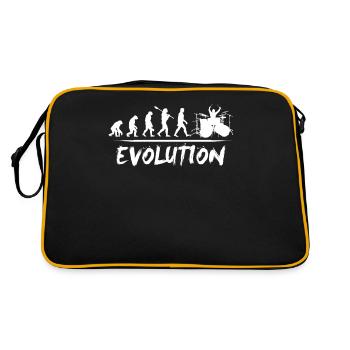 Musique évolution du batteur - Sac Retro - noir/or - Dos