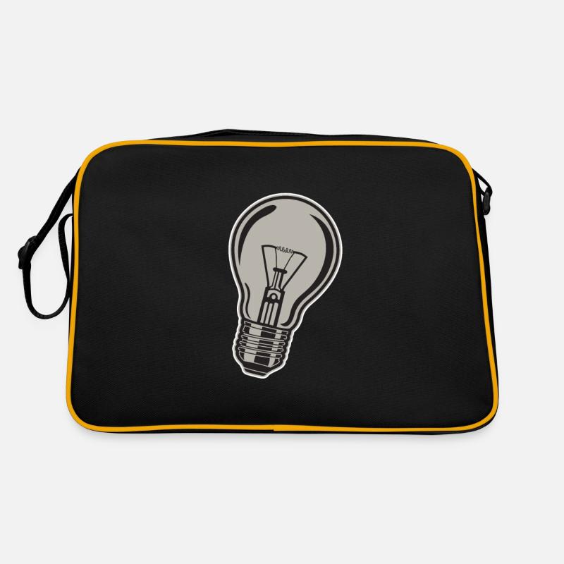 Light Bulb Light Bulb Retro Bag