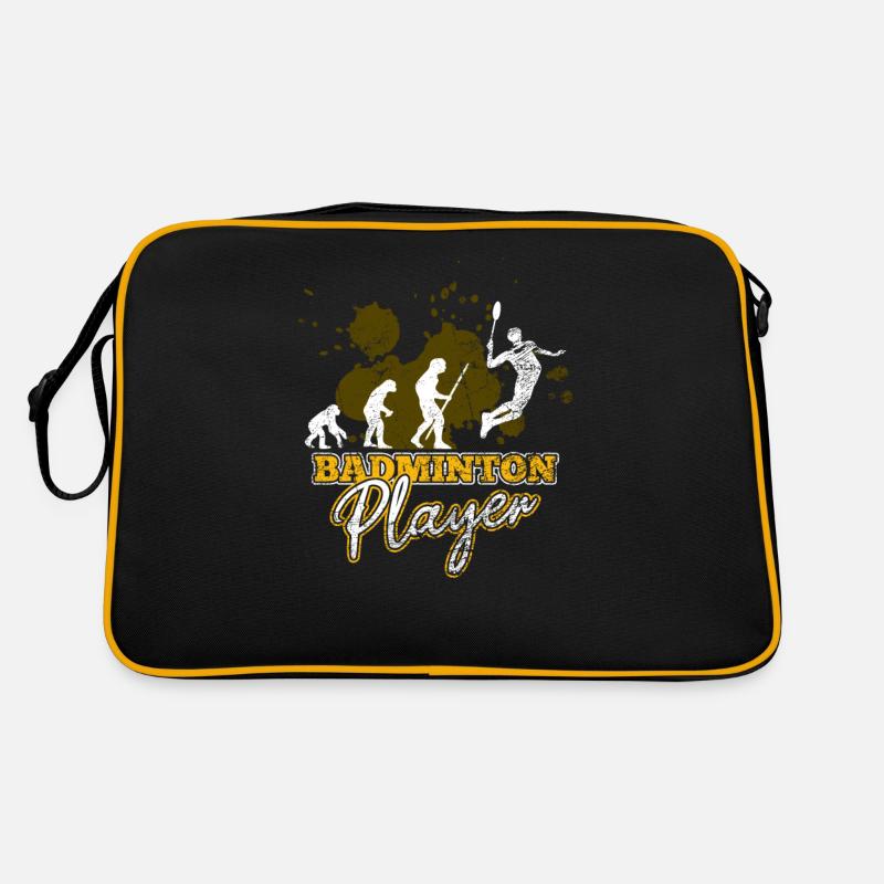 Cooles Badminton Retro Tasche