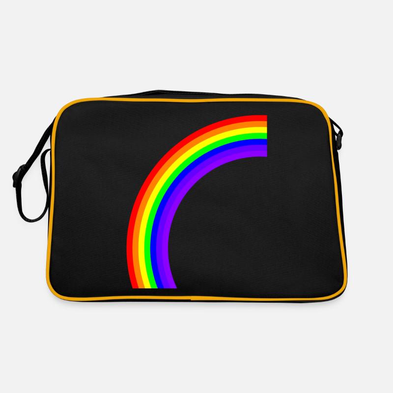 Regenbogen Retro Tasche