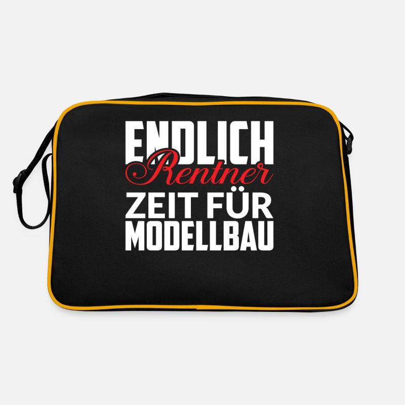 ENDLICH RENTNER ZEIT FÜR MODELLBAU Retro Tasche