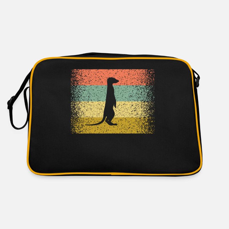 Le suricate coloré Sac Retro