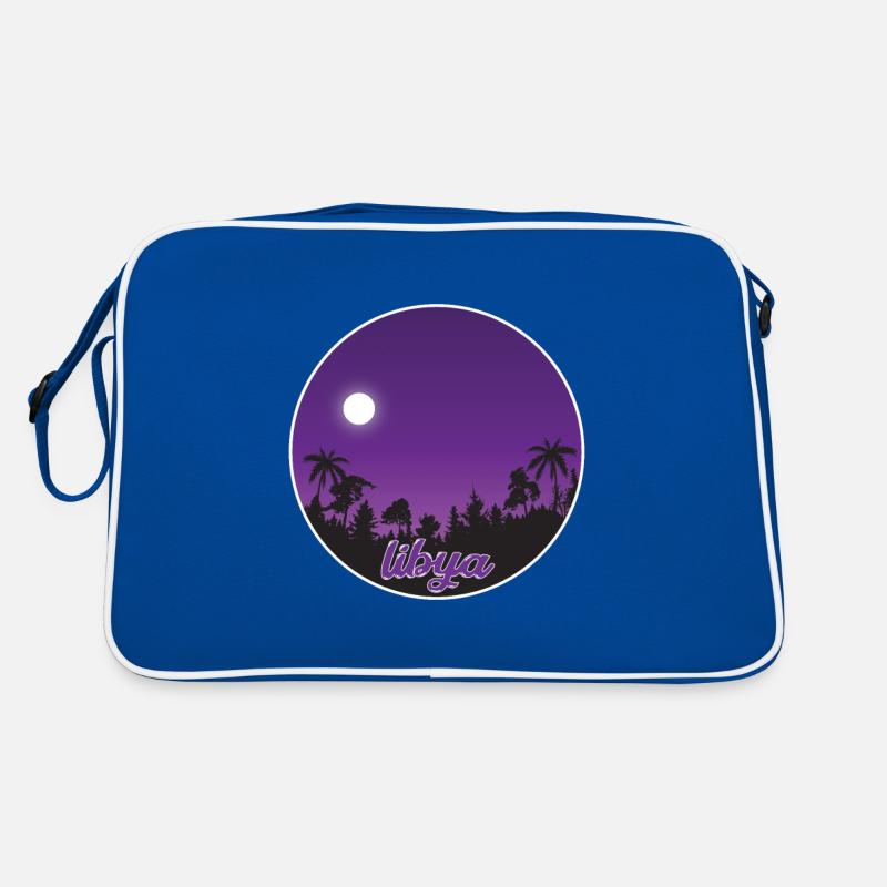 libyen lila Paradies Retro Tasche
