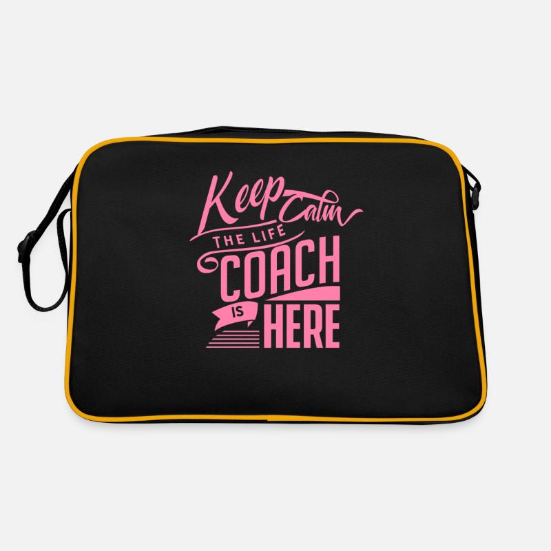 Trainer Life Coach Coachen Coaching Lebenstrainer Retro Tasche