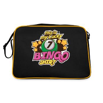 loto - Sac Retro - noir/or - Dos