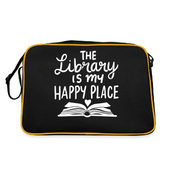 library - Retro Bag - black/gold - Back