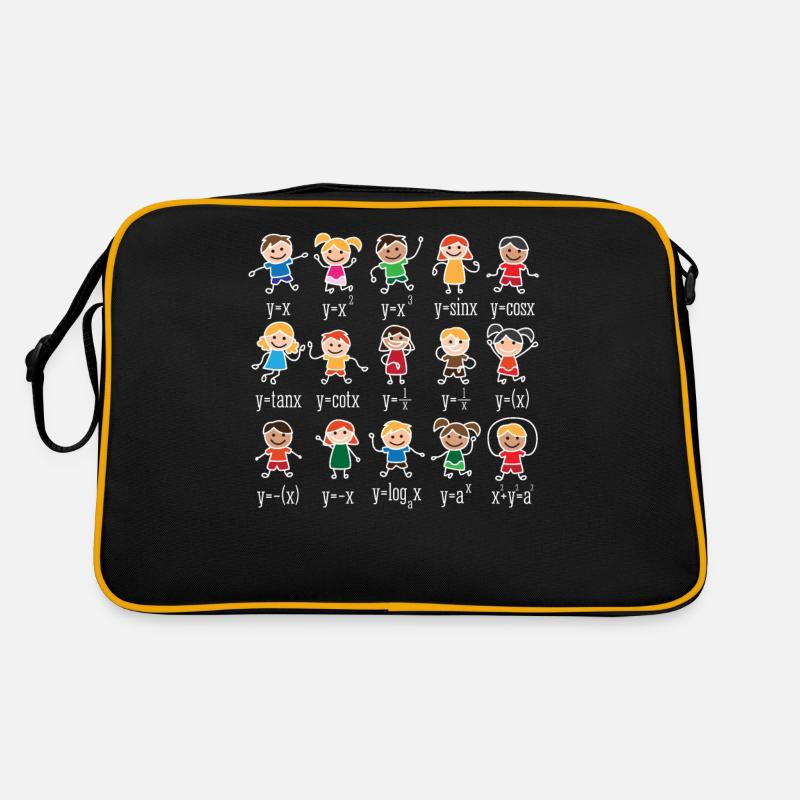Math dance math class shirt - Retro Bag - black/gold