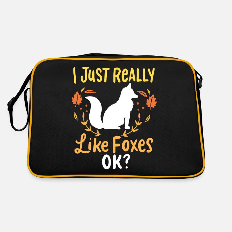 Fox foxes Retro Bag