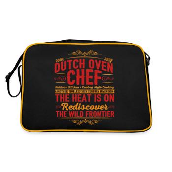 Dutch oven chef - Retro Bag - black/gold - Back