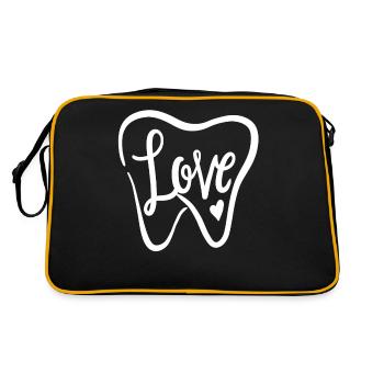 dent - Sac Retro - noir/or - Dos