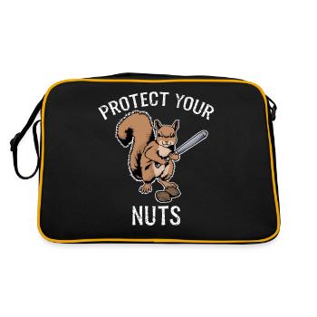 Protect Your Nuts - Sac Retro - noir/or - Dos