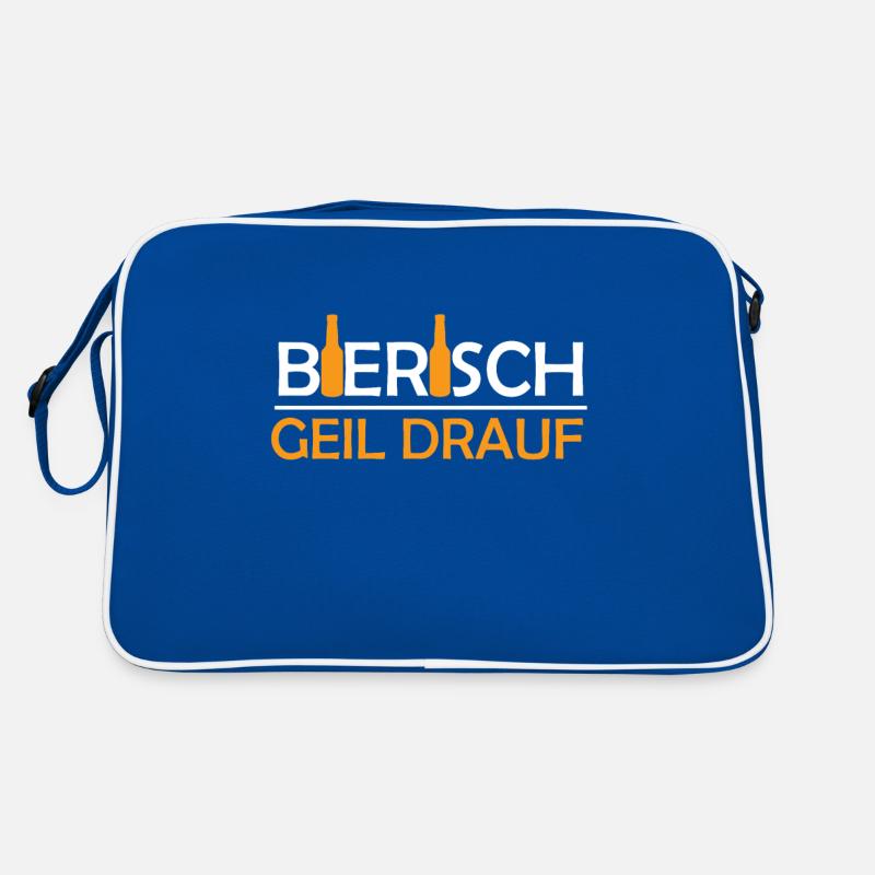 Bier Wortspiel Lustiger Bier Spruch Retro Tasche