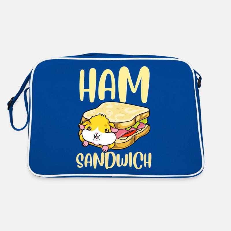 Ham Sandwich Hamster Geschenk Idee Retro Tasche