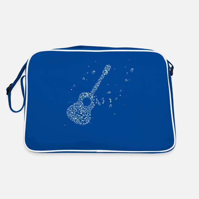 Notes de musique guitare Sac Retro