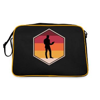 Good programming tshirt - Retro Bag - black/gold - Back