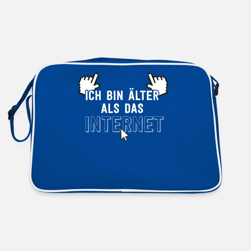 Ich bin älter als das Internet Retro Tasche