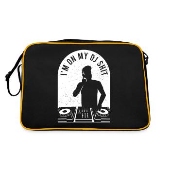 DJ outfit for deejays - Retro Bag - black/gold - Back