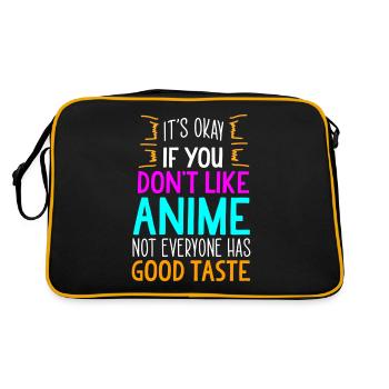 Manga - Sac Retro - noir/or - Dos