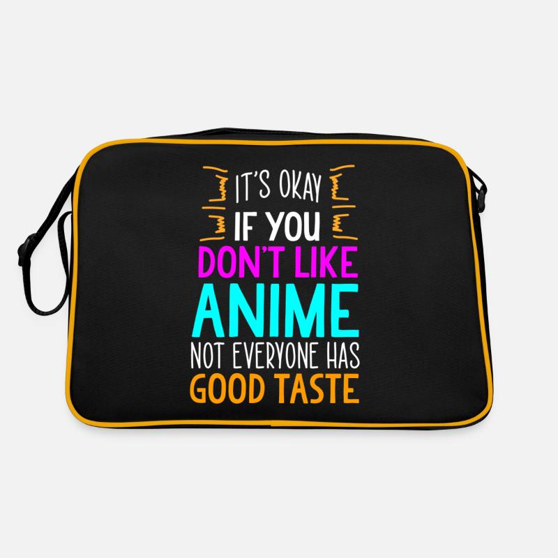 Anime - Retro Bag - black/gold