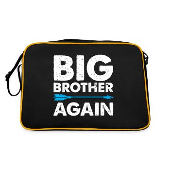 big Brother Again Brother To Be proud brother Shir - Retro Bag - black/gold - Back