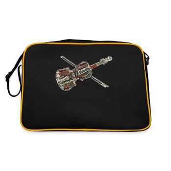 Violon violon - Sac Retro - noir/or - Dos