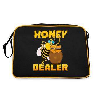 Honey seller - Retro Bag - black/gold - Back