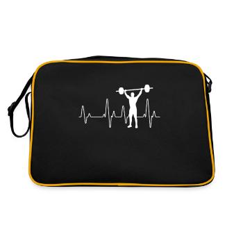 Barbell - Sac Retro - noir/or - Dos