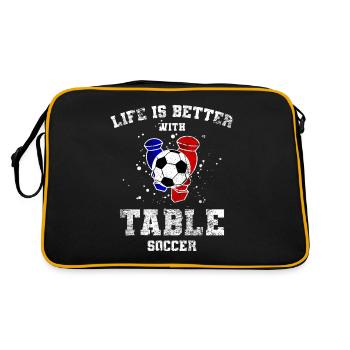 Foosball - Retro Bag - black/gold - Back