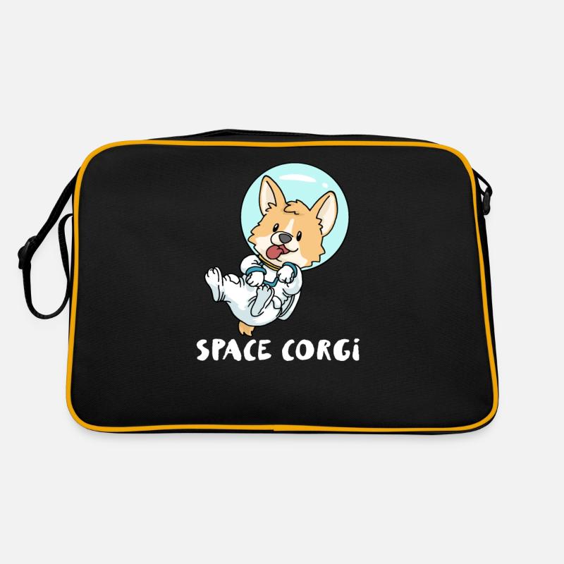 Space Corgi Retro Tasche