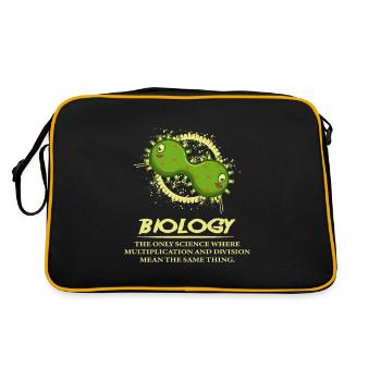 Biologie Drôle biologiste ou scientifique Gesch - Sac Retro - noir/or - Dos