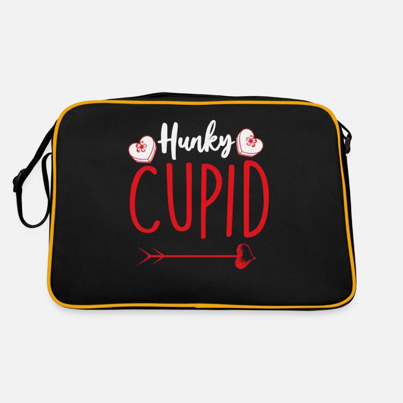 Hunky Cupid - Retro Tasche - Schwarz/Gold
