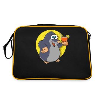 mole - Retro Bag - black/gold - Back