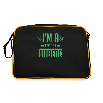 Diabetic - Retro Bag - black/gold - Back